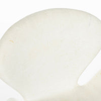 Mid Century Danish White Swan Chairs by Arne Jacobsen for Fritz Hansen 1960s, 2 Avail