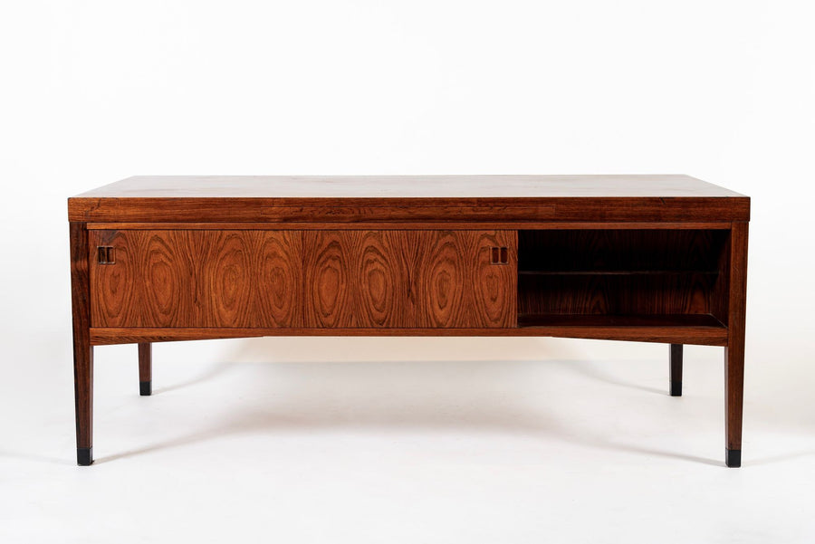 Exceptional Mid Century Danish Large Rosewood Executive Desk