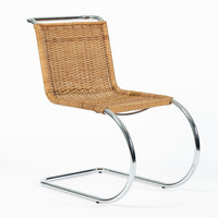 Mies van der Rohe MR10 Cane and Chrome Cantilever Dining Chairs for Stendig, Bauhaus Pair