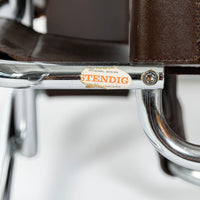 Pair of Mid Century Brown Wassily Chairs by Marcel Breuer for Stendig, 1960s, Labeled