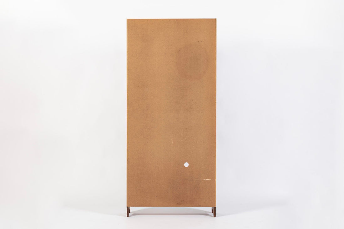 Mid Century Rosewood Bookcase, Scandinavian Tall Display Shelf, 3 Avail