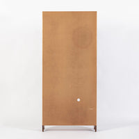 Mid Century Rosewood Bookcase, Scandinavian Tall Display Shelf, 3 Avail