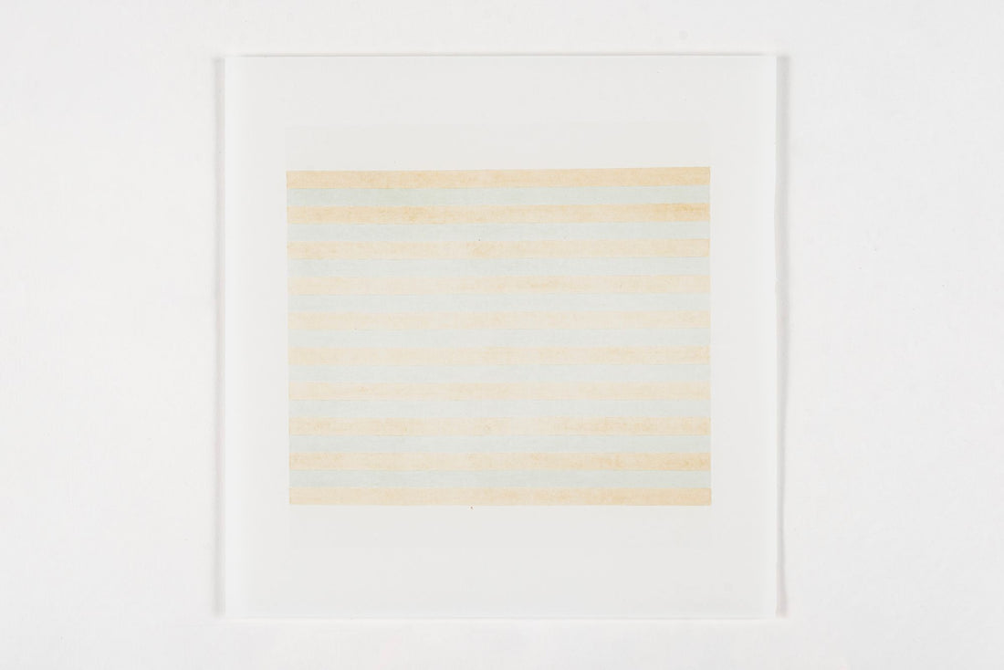 Agnes Martin Limited Edition Lithograph Print Set of 10, Minimalist Abstract Wall Art, 1990s