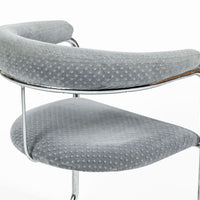 Set of 6 Mid-Century Modern SS33 Chrome Dining Chairs by Anton Lorenz for Thonet, 1970s
