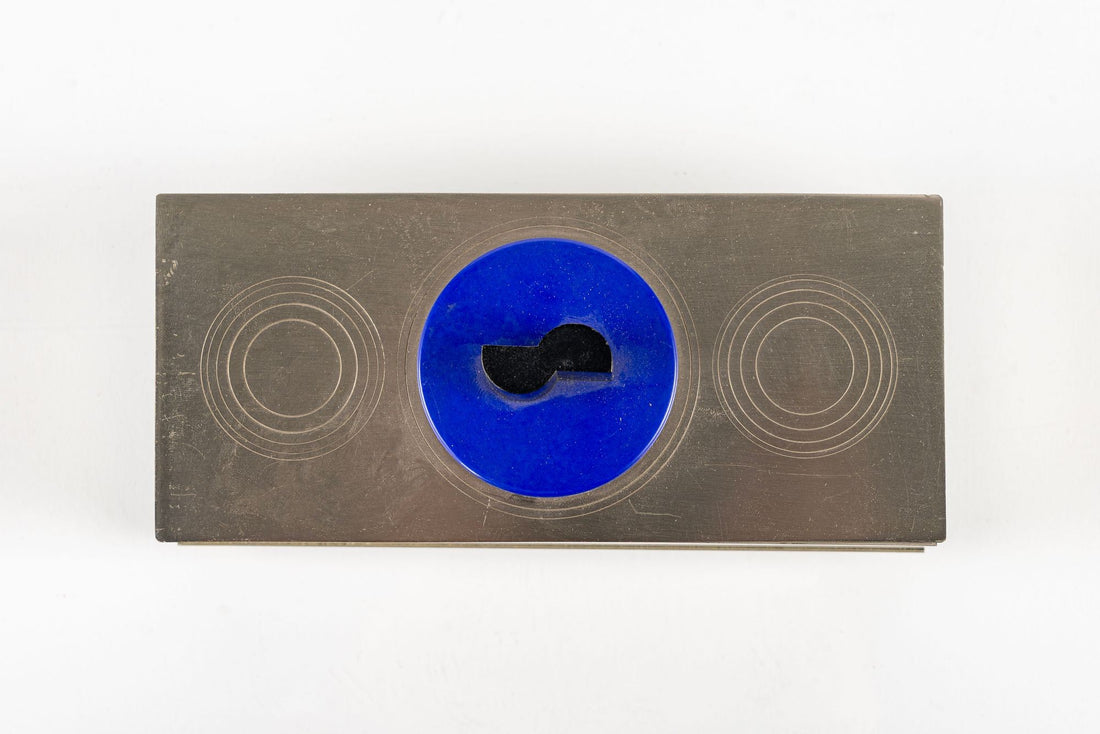 Rare Antique Art Deco Chase & Revere Metal Cigarette Smoking Boxes 1930s