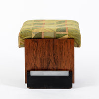 Antique Art Deco Wood Vanity Mirror & Stool by Donald Deskey for Widdicomb 1930s