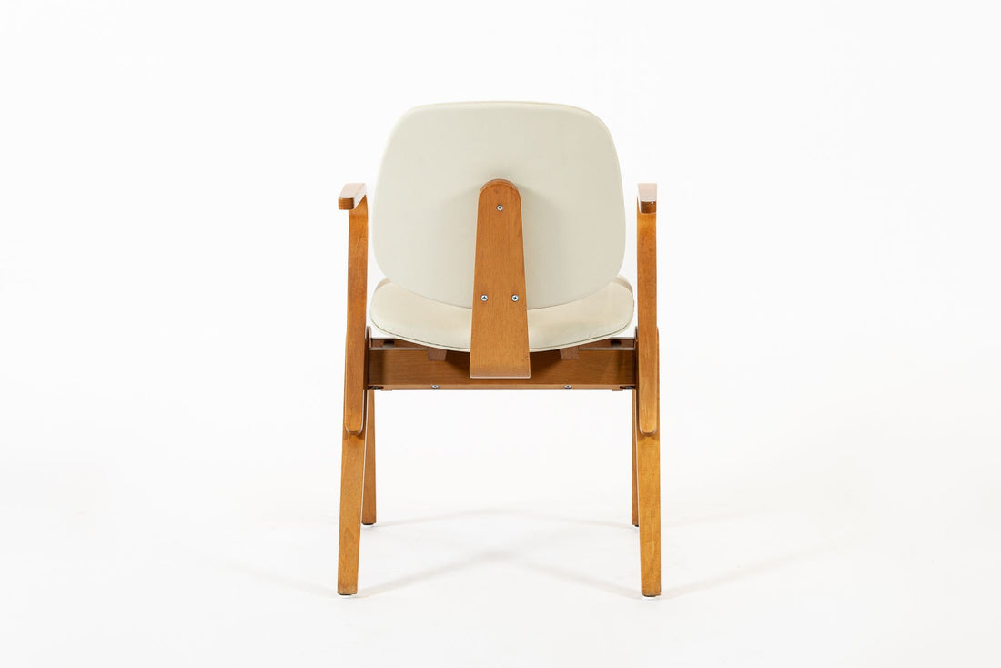 Mid Century Plywood Arm Chairs by Joe Atkinson for Thonet