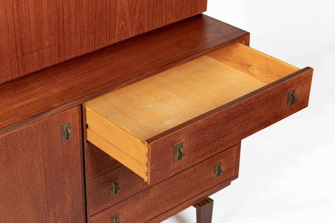 Mid-Century Danish Teak Wall Unit Bookcase by Peter Løvig Nielsen, Pair, 1960s