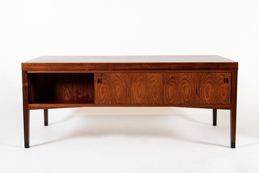 Exceptional Mid Century Danish Large Rosewood Executive Desk