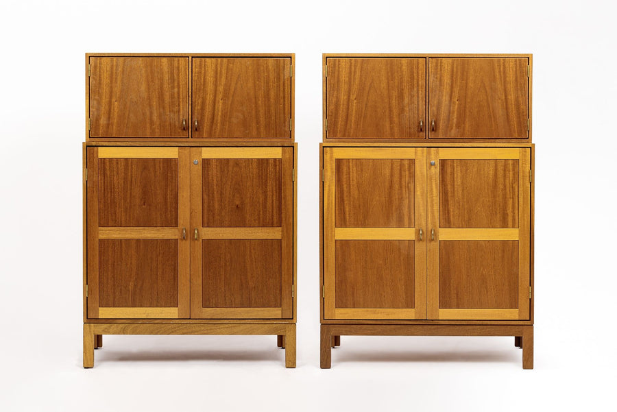 Mid Century Danish Teak Wood Storage Cabinet by Soborg Mobler - 2 Available