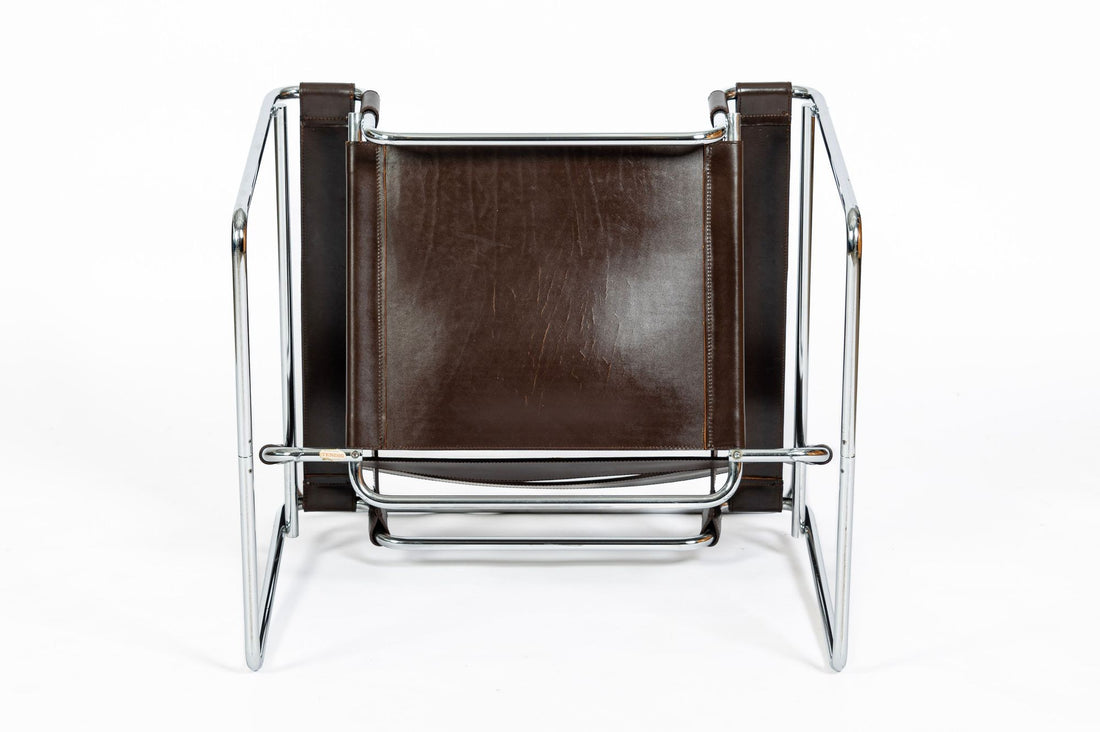 Mid Century Brown Wassily Chair by Marcel Breuer for Stendig 1960s, 2 Available