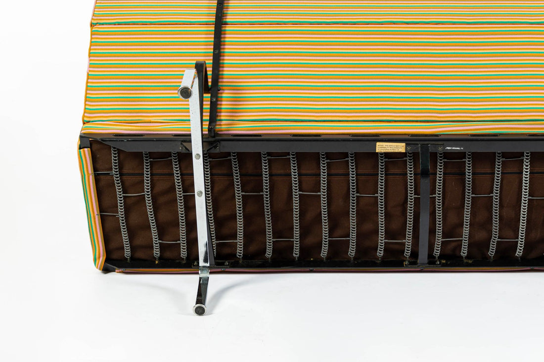 Mid Century Eames Herman Miller Sofa Compact, Alexander Girard Maharam Fabric, 2 Available