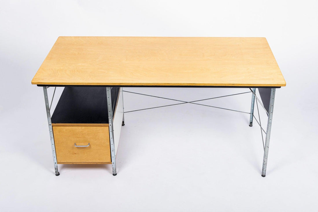 Mid Century Plywood Desk Unit by Eames for Herman Miller