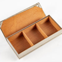 Rare Antique Art Deco Chase & Revere Metal Cigarette Smoking Boxes 1930s