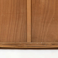 Antique French Art Deco Mahogany Wardrobe Armoire Cabinet, 1940s