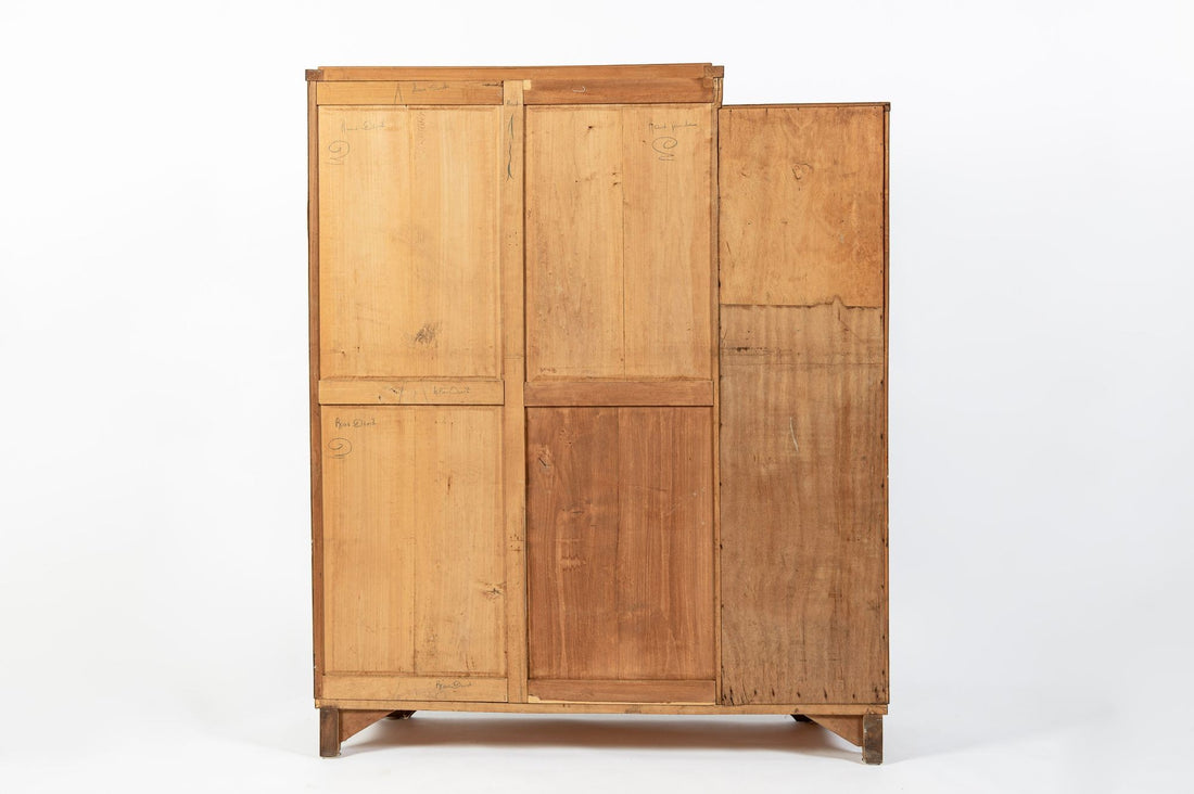 Antique French Art Deco Rosewood Vitrine Display Cabinet or Bookcase, 1940s