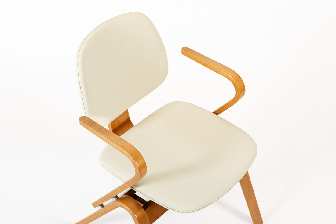 Mid Century Plywood Arm Chairs by Joe Atkinson for Thonet