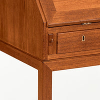 Danish Mid-Century Modern Teak Dropdown Secretary Desk, 1960s