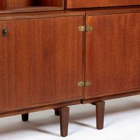 Mid-Century Danish Teak Wall Unit Bookcase by Peter Løvig Nielsen, Pair, 1960s