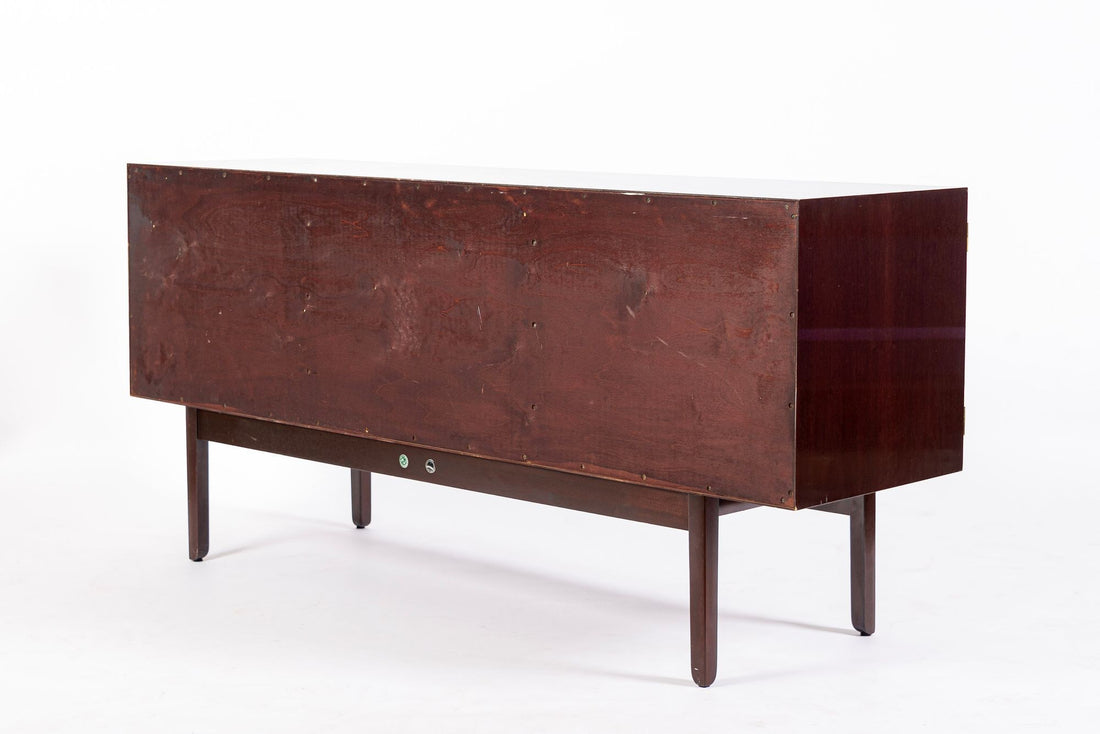 Mid Century Danish Wood Sideboard Cabinet or Credenza by Ole Wanscher
