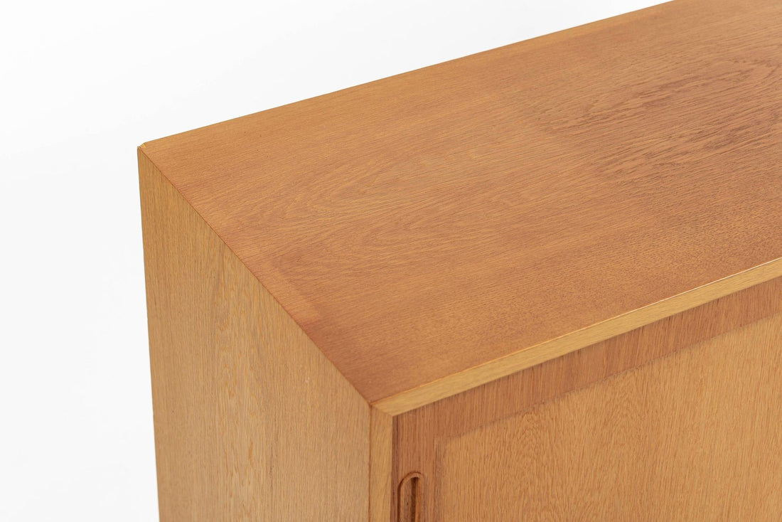 Mid Century Danish Oak Wood Shelving & Display Cabinets by Poul Hundevad