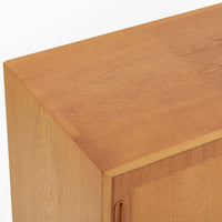 Mid Century Danish Oak Wood Shelving & Display Cabinets by Poul Hundevad
