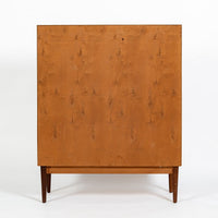 Mid-Century Danish Modern Teak Secretary Desk Cabinet 1960s