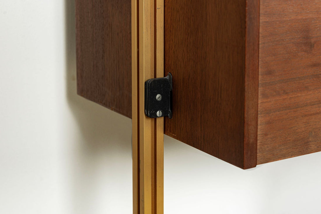 Mid Century Omni Wood Modular Wall Unit Shelving & Bookcase by George Nelson