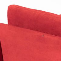 Vintage Italian Modern Red Simone Sofa by Simon International, Italy, Circa 1972