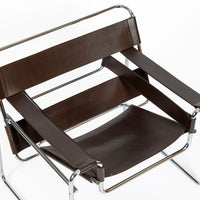 Pair of Mid Century Brown Wassily Chairs by Marcel Breuer for Stendig, 1960s, Labeled