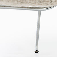 Early Restored Mid Century Ivory Wool Womb Chair by Saarinen for Knoll, Multiples/Custom Avail