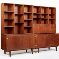 Danish Mid-Century Modern Teak Bookcase Cabinet by Peter Løvig Nielsen, 1960s