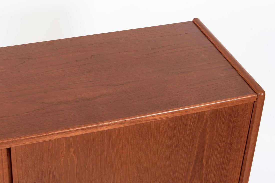 Mid-Century Danish Teak Tall Sideboard or Bar Cabinet by Johannes Andersen