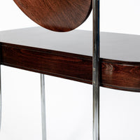 Rare Fritz Hansen Model S214 Tubular Steel Dressing Table Attributed to Mart Stam Denmark 1930s