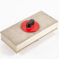 Rare Antique Art Deco Chase & Revere Metal Cigarette Smoking Boxes 1930s