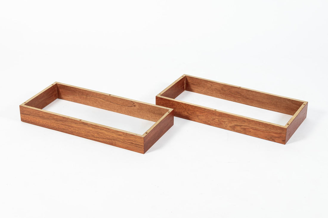 Danish Modern Modular Bookshelf Cabinet System in Teak Wood