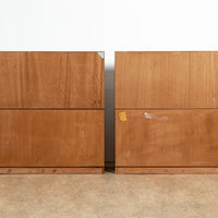 Pair of Swedish Mid-Century Modern Teak Bookcase Display Cabinets, 1960s