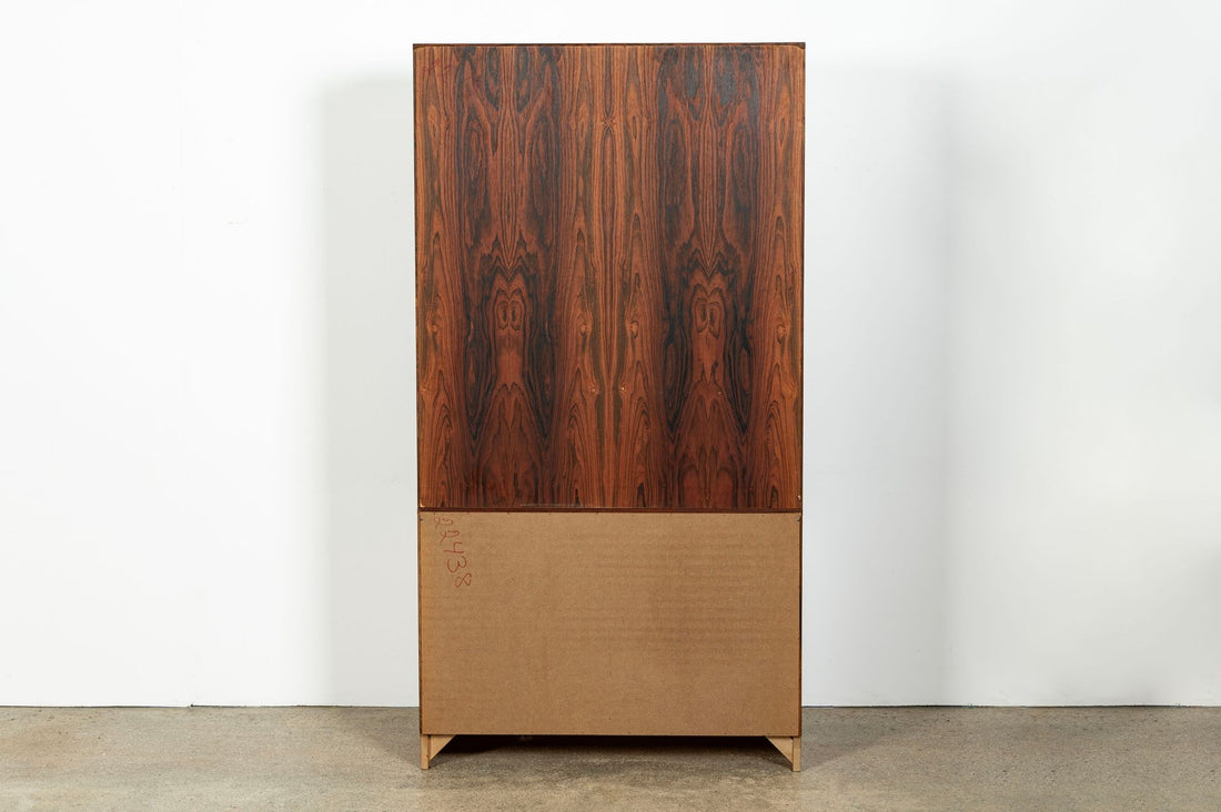 Mid-Century Modern Swedish Rosewood Wall Unit Bookcase by Bertil Fridhagen for Bodafors, 1960s