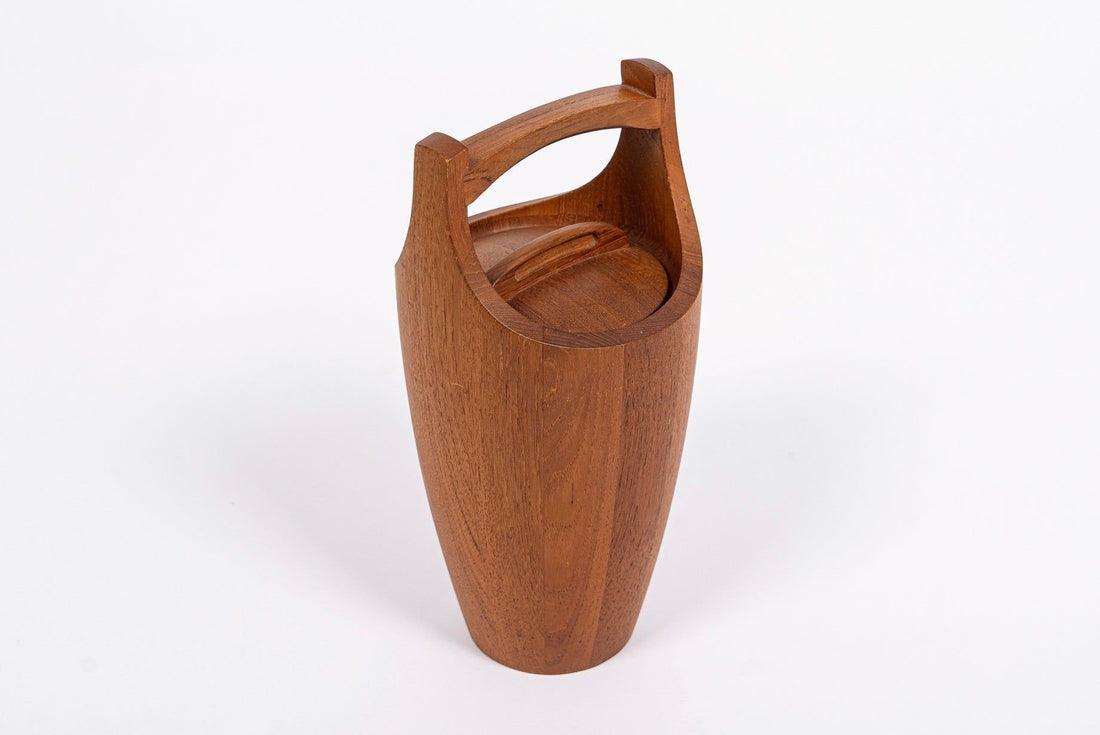 Mid Century Danish Modern Teak Ice Bucket by Jens H. Quistgaard for Dansk