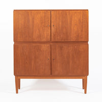 Mid-Century Scandinavian Teak Wood Storage Cabinet in the Style of Afdal