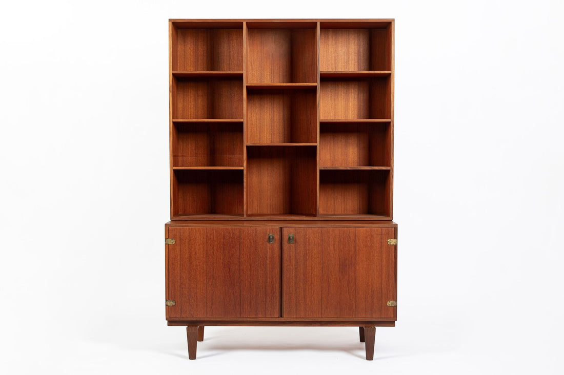 Danish Mid-Century Modern Teak Bookcase Cabinet by Peter Løvig Nielsen, 1960s