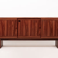 Mid Century Danish Modern Rosewood Credenza or Sideboard Cabinet