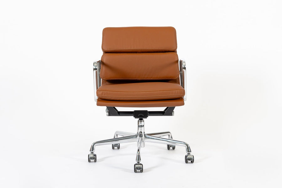 Eames for Herman Miller Brown Leather Office Chair 2000s