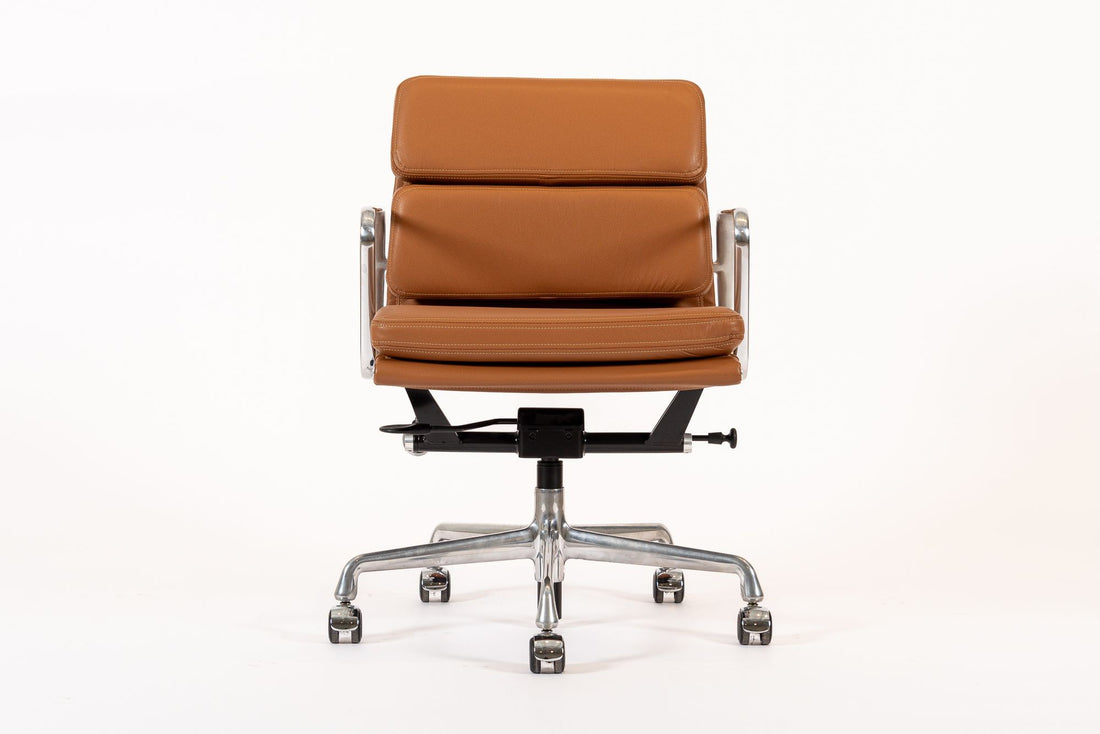 Eames for Herman Miller Brown Leather Office Chair 2000s
