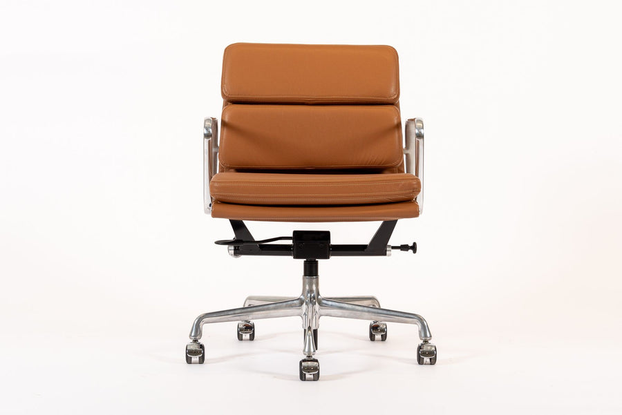 Eames for Herman Miller Brown Leather Office Chair 2000s