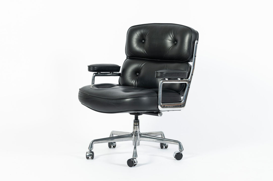 Eames Herman Miller Time Life Black Leather Office Chair 2017