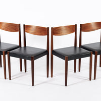 Mid Century Danish Modern Teak Dining Chairs by Poul Volther for Frem Rojle