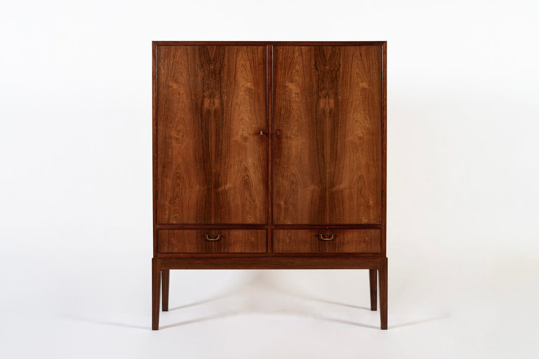 Large Mid Century Danish Modern Rosewood Cabinet 1960s