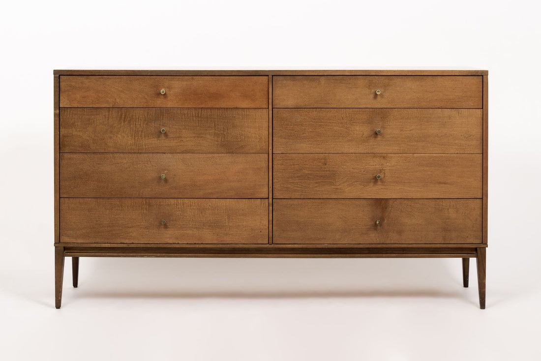 Vintage Mid Century Lowboy Wood Dresser by Paul McCobb, 1950s