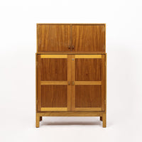 Mid Century Danish Teak Wood Storage Cabinet by Soborg Mobler - 2 Available